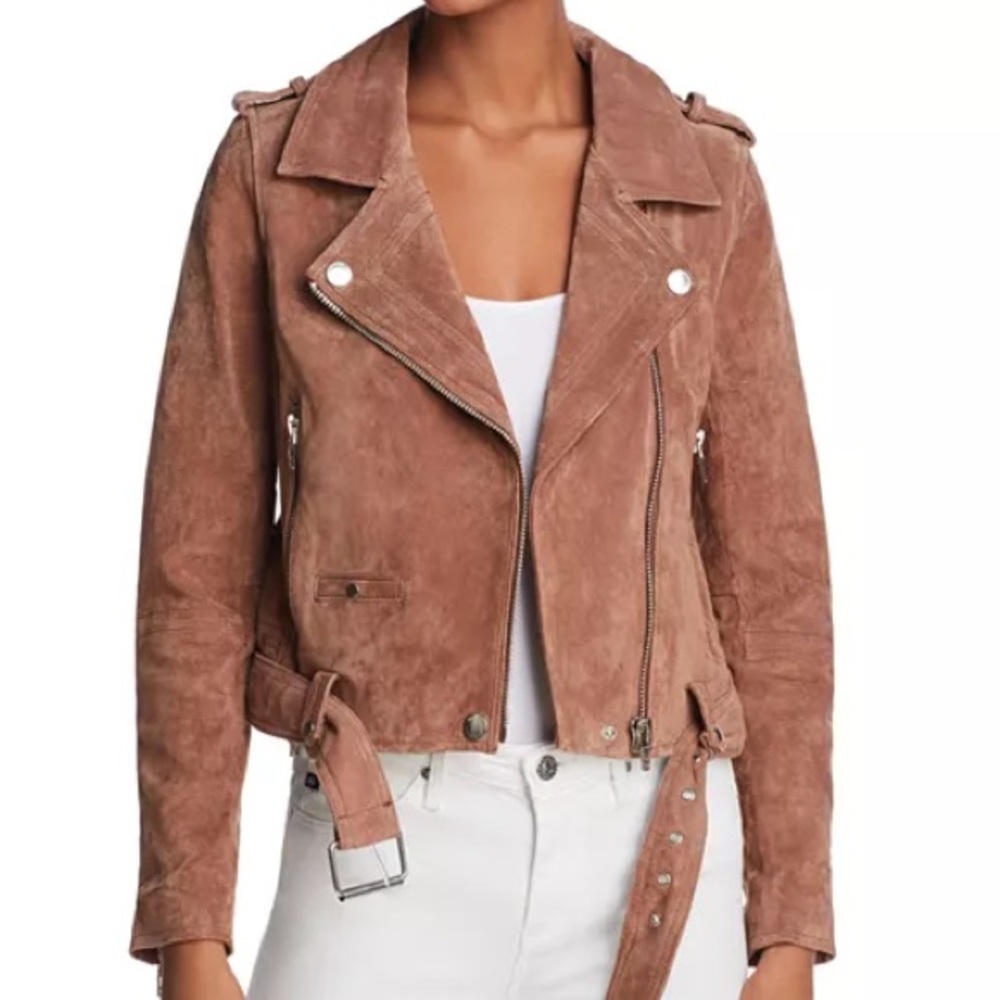 Blank NYC Suede Moto Jacket